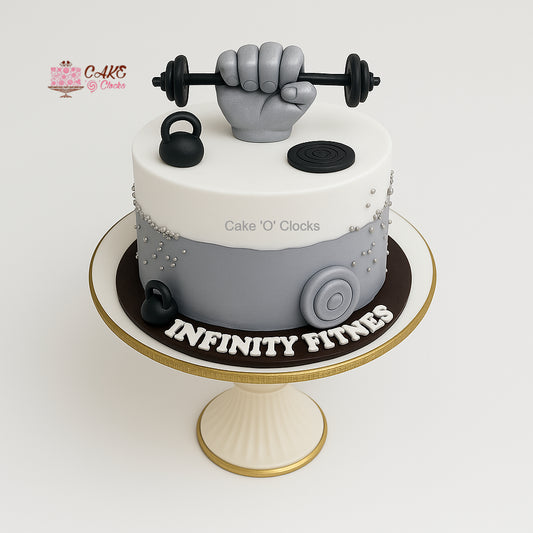 Infinity Fitness Gym Cake