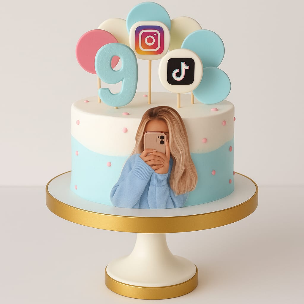Social Media Influencer Cake