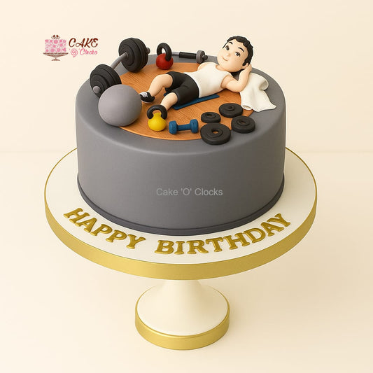 Gym Lover Fitness Cake