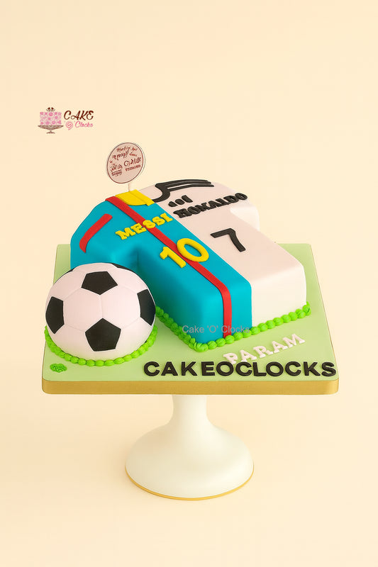 Messi vs Ronaldo Cake