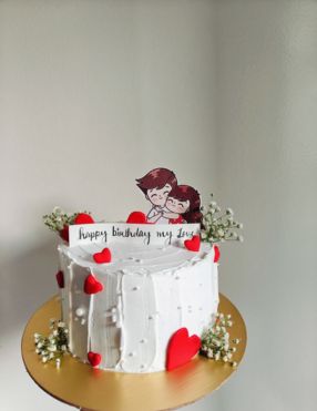 Little Heart Mini Cake [250 Grams]