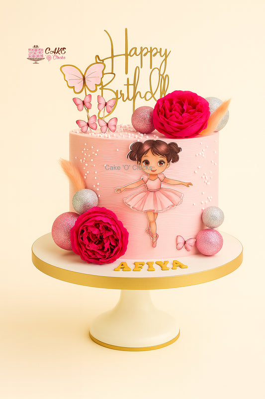 Ballerina Girl Cake
