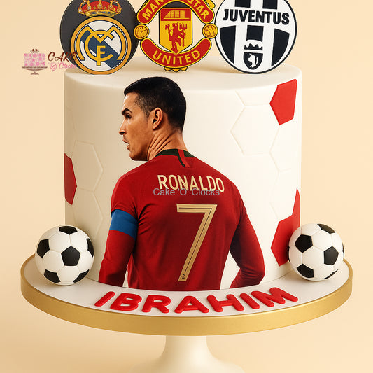 Ronaldo Football Cake