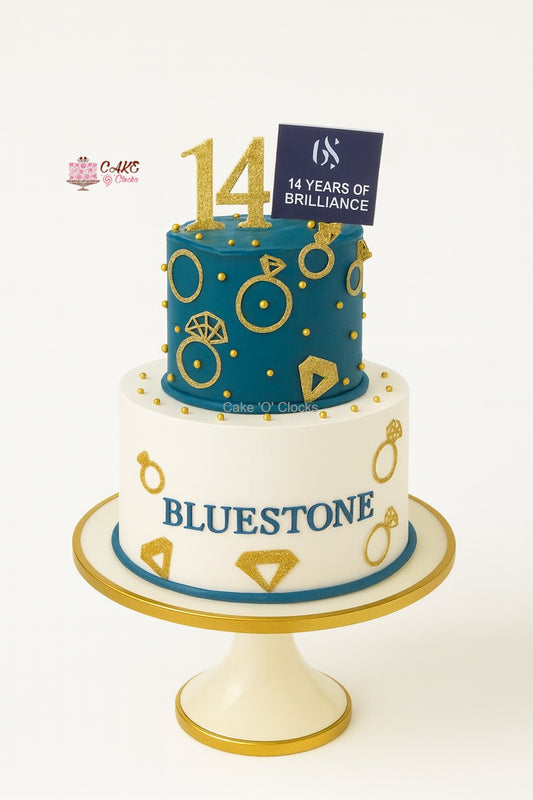 Bluestone Anniversary Cake