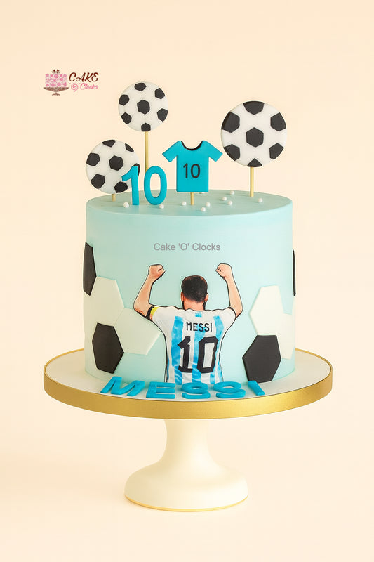 Messi Football Cake