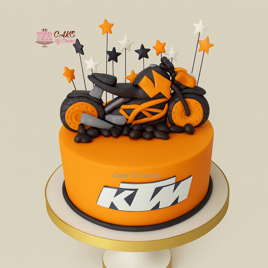 KTM Superbike Birthday Cake