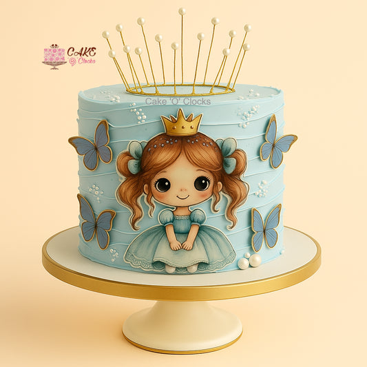 Blue Princess Cake