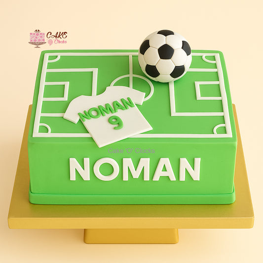 Football Field Cake
