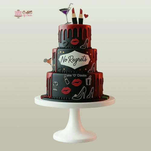 No Regrets Party Cake