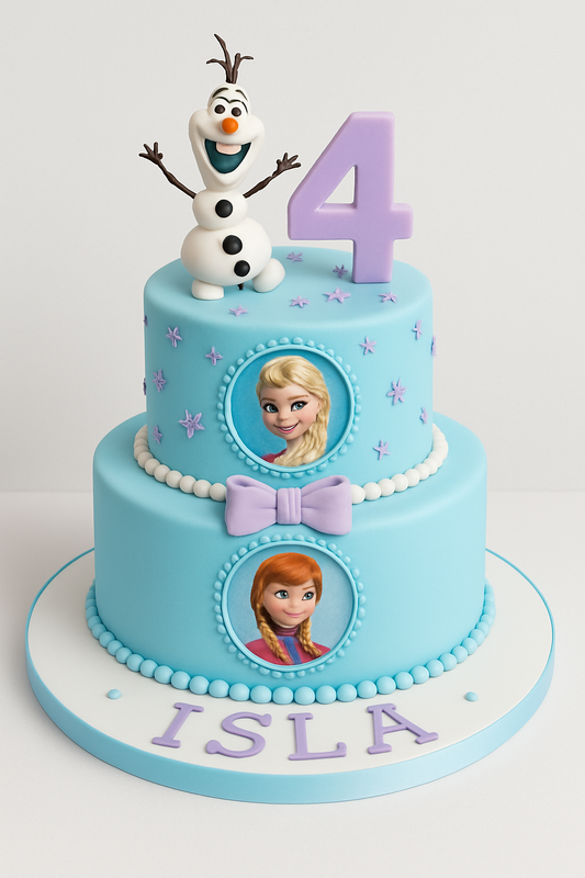 Frozen Olaf Birthday Cake