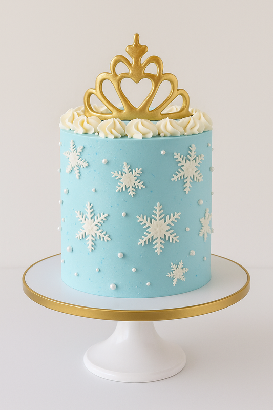 Frozen Princess Tiara Cake