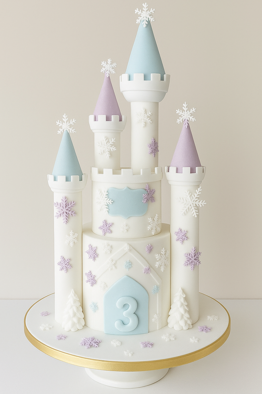 Frozen Ice Castle Cake