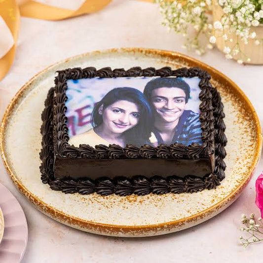 Chocolate Photo Cake