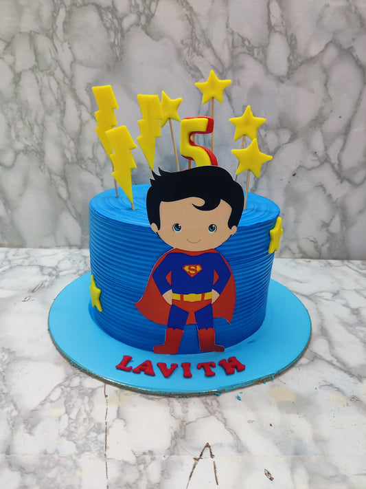 Cute Superman Cake