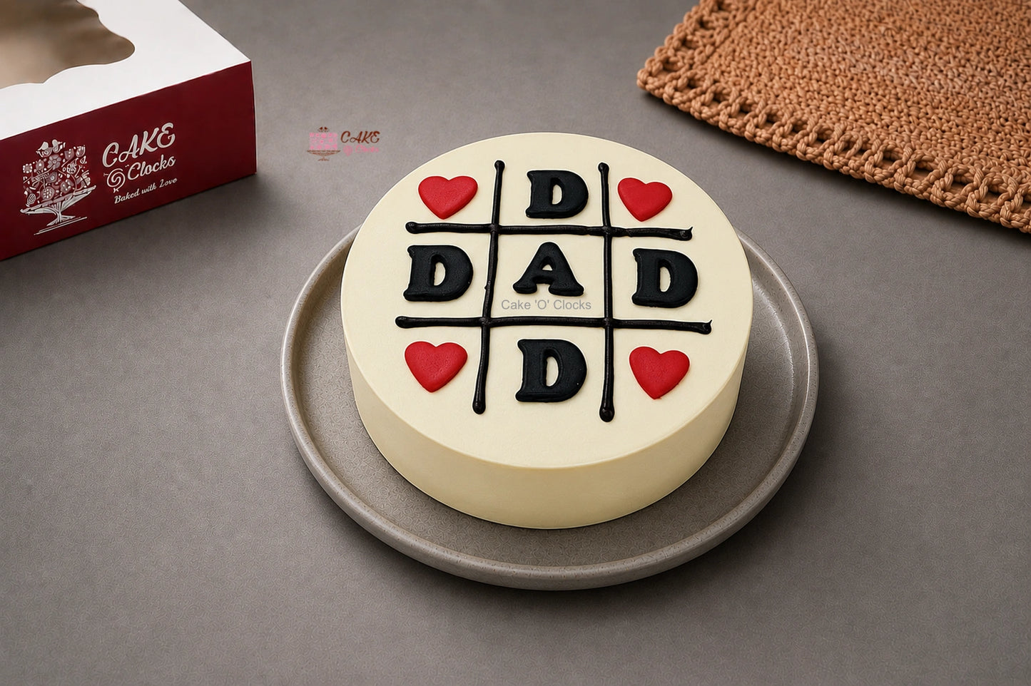 DAD Theme  Bento Mini Cake