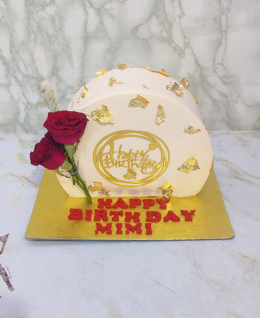Elegant Birthday Bliss Cake