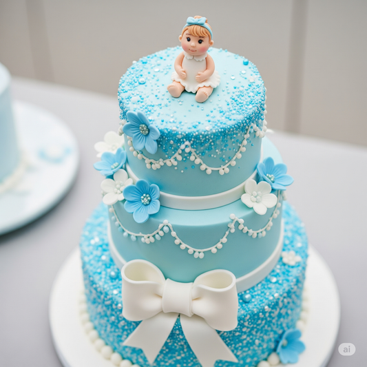 Bluebell Baby Cake