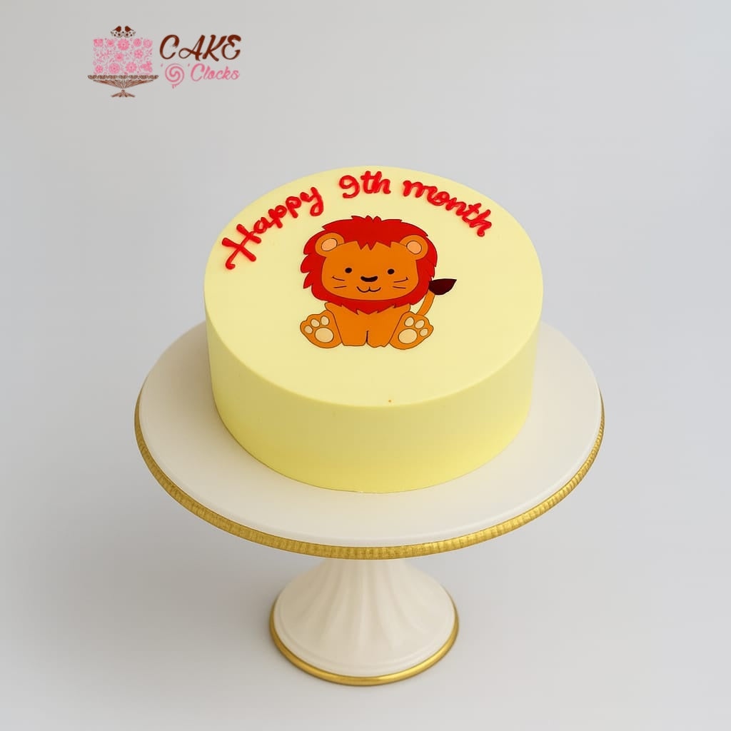 Lion Theme Bento Mini Cake