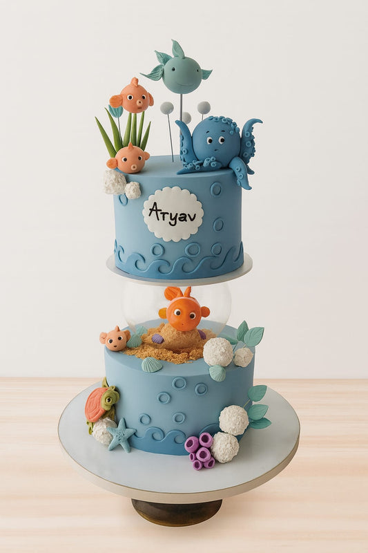 Underwater Ocean Adventure Cake