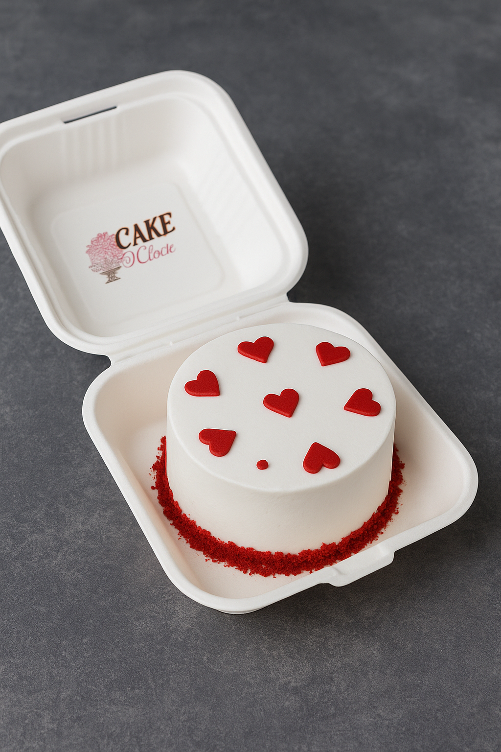 Little Heart Mini Cake [250 Grams]