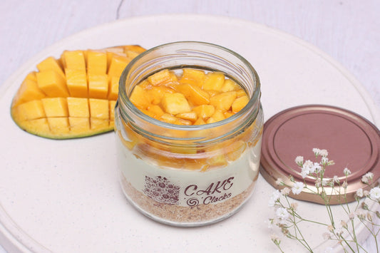 Mango Cheesecake Jar
