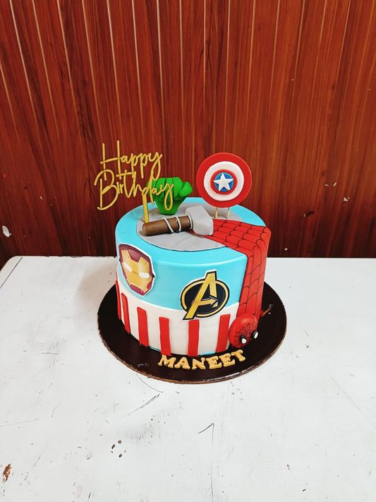 Marvel Superhero Cake