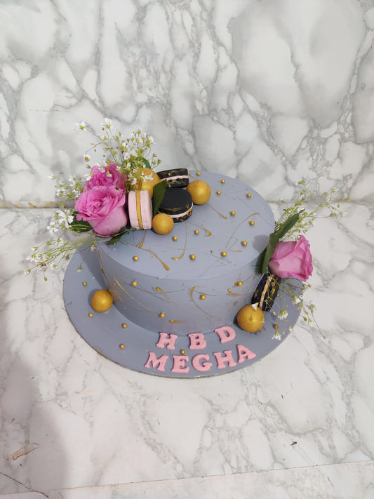 Pink Blossom Celebration Cake
