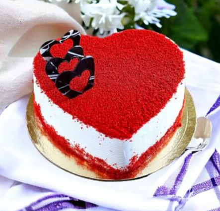 Heart Shape Red Velvet