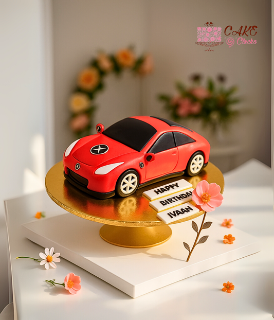Supercar Kids Cake