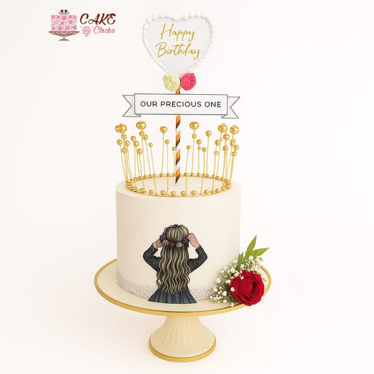 Royal Crown Birthday Cake