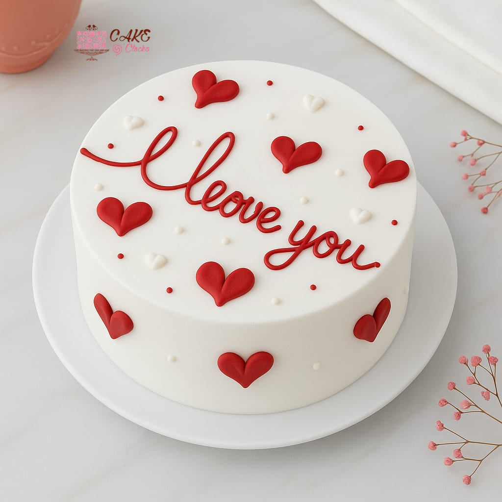 I Love You Bento Mini Cake