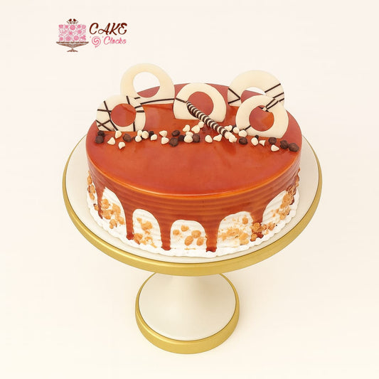 Caramel Crunch Indulgence Cake