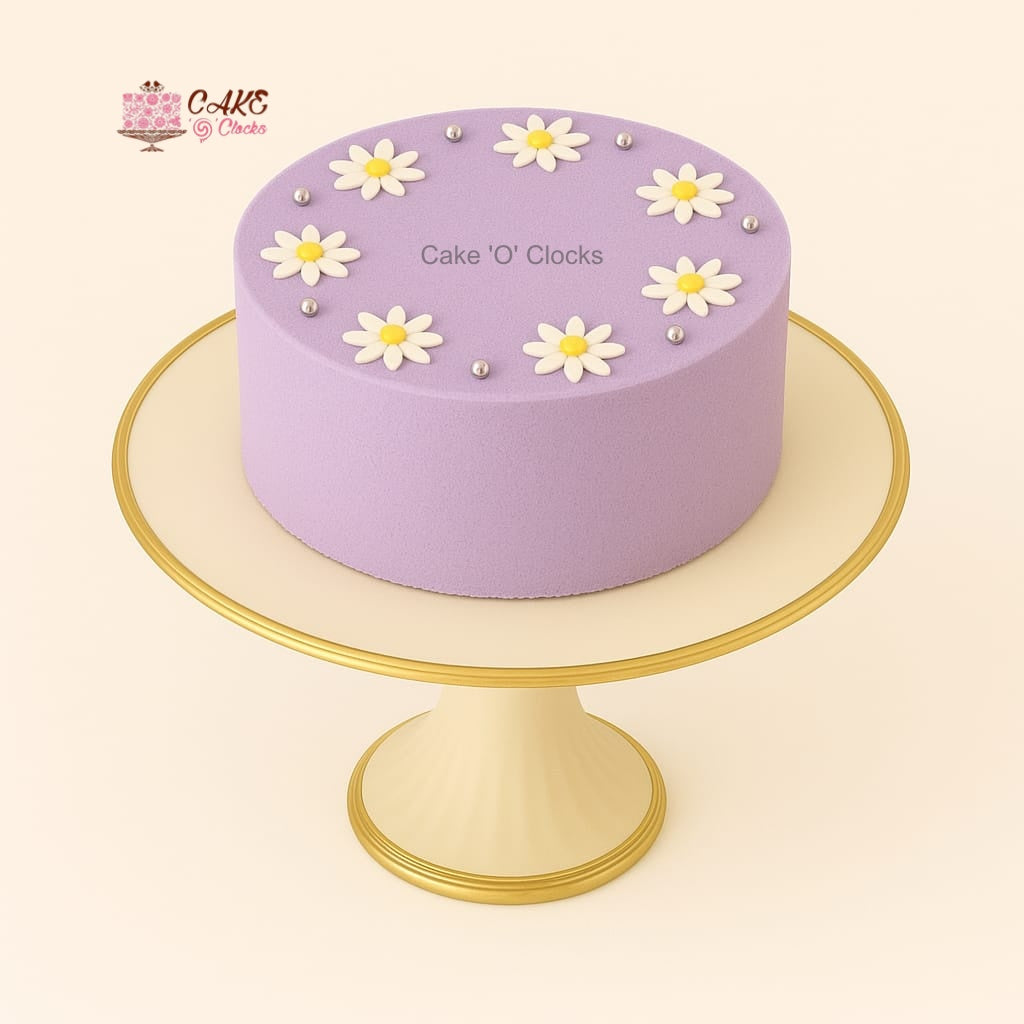 Soft Lavender Bento Mini Cake