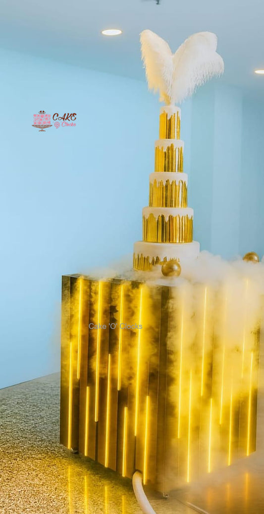 Golden Feather Cake