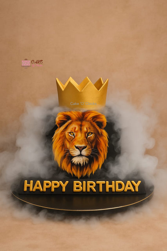 Royal Lion King Fog Cake