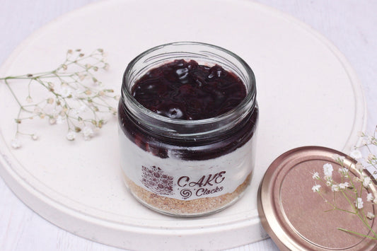 Blueberry Baked Cheese Jar