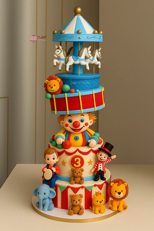 Drum Carnival Circus Cake