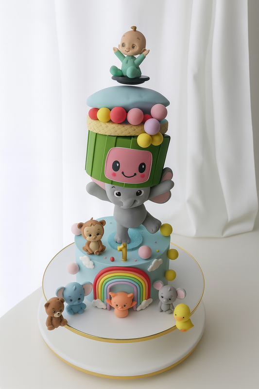 Jungle Fun Animal Cake
