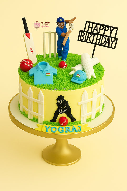Champion’s Cricket Birthday Cake