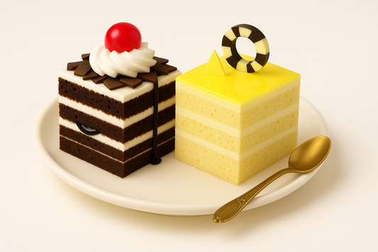 Choco Cherry & Pineapple Pastry Combo