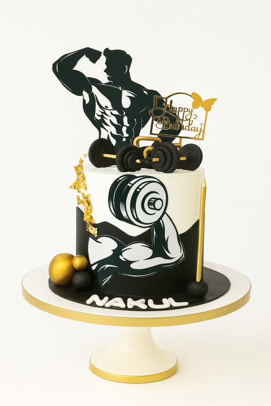 Gym Fitness Theme Cake
