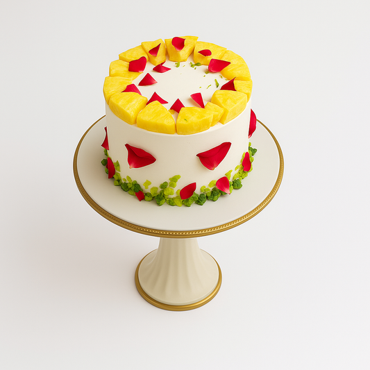 Rasmalai Rose Cake