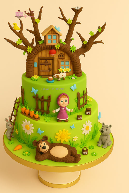 Masha’s Garden Adventure Cake