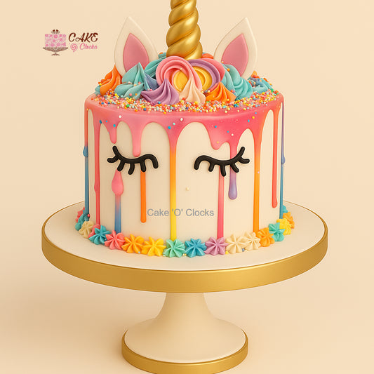 Dripping Unicorn Delight Cake