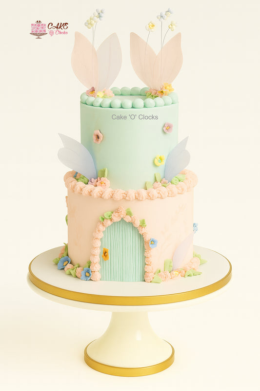 Whimsical Fairy Cottage Cake