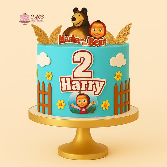 Classic Masha & Bear Cake
