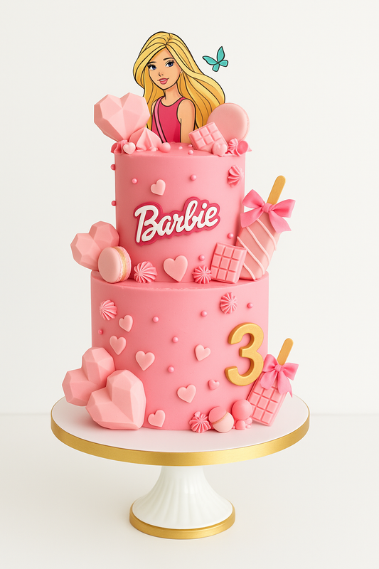 Barbie Glam Birthday Cake