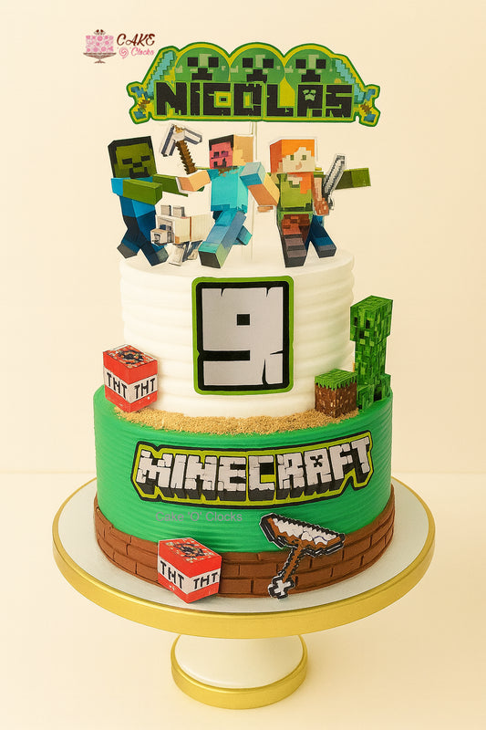 Minecraft Battle Cake