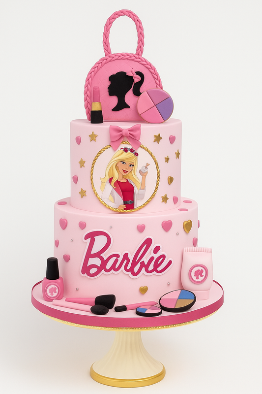 Barbie Makeup Designer Cake