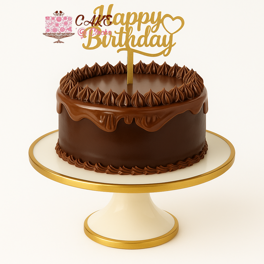 Chocolate Drip Birthday Cake